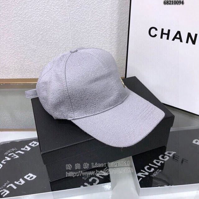 Chanel女士帽子 香奈兒閃鑽棒球帽鴨舌帽  mm1037